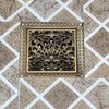 Brass Floor Drain Invisible Bathroom Shower Drain with Hair Strainer