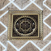 Brass Floor Drain Invisible Bathroom Shower Drain with Hair Strainer