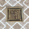 Brass Floor Drain Invisible Bathroom Shower Drain with Hair Strainer