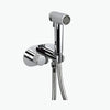 Brass Handheld Toilet Bidet Sprayer Faucet Set Hot Cold Water Mixer