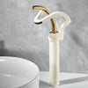Brass Hollow Out Design Waterfall Basin Mixer Tap Bathroom Faucet