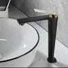 Brass Hot Cold Water Mixing Basin Faucet Deck Mounted Waterfall Tap