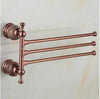 Brass Jade Bathroom Accessories Luxury Rose Gold Shower Accessories