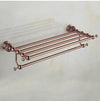 Brass Jade Bathroom Accessories Luxury Rose Gold Shower Accessories