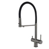 Brass Kitchen Faucet Double Handle Integrated Sink Two Function Faucet