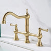 Brass Kitchen Faucet with Hand Shower Hot Cold Pot Filler Sink Tap