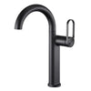 Brass Large Countertop Basin Mixer Tap U-Shaped Bathroom Faucet