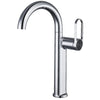 Brass Large Countertop Basin Mixer Tap U-Shaped Bathroom Faucet