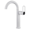 Brass Large Countertop Basin Mixer Tap U-Shaped Bathroom Faucet