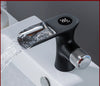 Brass LED Temperature Basin Faucet Hot and Cold Water Mixer Tap
