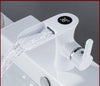 Brass LED Temperature Basin Faucet Hot and Cold Water Mixer Tap