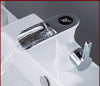 Brass LED Temperature Basin Faucet Hot and Cold Water Mixer Tap