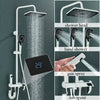 Brass Piano Smart Shower Faucet Set Shower Set With Bidet Sprayer