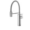 Brass Pull-Down Kitchen Faucet Rotating Spout Sink Mixer Hot Cold Tap
