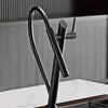 Brass Pull-Out Kitchen Faucet Single Handle Hot and Cold Mixer Tap