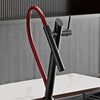 Brass Pull-Out Kitchen Faucet Single Handle Hot and Cold Mixer Tap