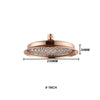Brass Rainfall Handheld Shower Bathroom Replacement Shower Head