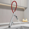 Brass Rotation Pull Down Single Lever Sink Mixer  Faucet Kitchen Tap