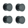 Brass Round SPA Shower Body Jets Concealed Wall-Mount Massage Sprayers