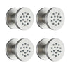Brass Round SPA Shower Body Jets Concealed Wall-Mount Massage Sprayers