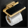 Brass Shower Accessorries Brushed Gold Bathroom Shower Towel Rack