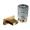 Brass Shower Accessorries Brushed Gold Bathroom Shower Towel Rack