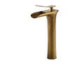 Brass Single Handle Hot Cold Mixer Tap Waterfall Bathroom Basin Faucet
