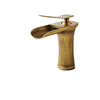 Brass Single Handle Hot Cold Mixer Tap Waterfall Bathroom Basin Faucet