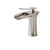 Brass Single Handle Hot Cold Mixer Tap Waterfall Bathroom Basin Faucet