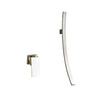 Brass Spout Waterfall Basin Faucet Concealed Bathroom Mixer Tap
