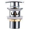 Brass Square Pop-Up Bathroom Sink Drain Basin Waste Drain Stopper