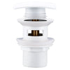 Brass Square Pop-Up Bathroom Sink Drain Basin Waste Drain Stopper
