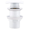 Brass Square Pop-Up Bathroom Sink Drain Basin Waste Drain Stopper
