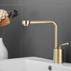 Brass Swivel Water Crane Basin Faucet Hot Cold Kitchen Bath Sink Tap