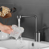 Brass Swivel Water Crane Basin Faucet Hot Cold Kitchen Bath Sink Tap
