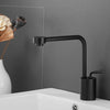 Brass Swivel Water Crane Basin Faucet Hot Cold Kitchen Bath Sink Tap