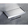 Brass Toilet Paper Holder Bathroom Tissue Holder with Storage Shelf