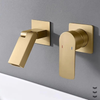 Brass Wall-Mount Basin Bathtub Faucet Single-Handle Bathroom Mixer Tap