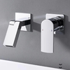 Brass Wall-Mount Basin Bathtub Faucet Single-Handle Bathroom Mixer Tap