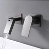 Brass Wall-Mount Basin Bathtub Faucet Single-Handle Bathroom Mixer Tap