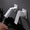 Brass Wall-Mount Basin Bathtub Faucet Single-Handle Bathroom Mixer Tap