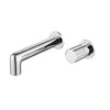 Brass Wall-Mount Bathroom Faucet Single-Handle Hot Cold Basin Mixer Tap