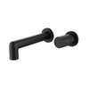 Brass Wall-Mount Bathroom Faucet Single-Handle Hot Cold Basin Mixer Tap
