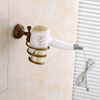 Brass Wall-Mounted Hair Dryer Rack Holder Bathroom Accessories