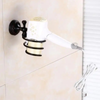 Brass Wall-Mounted Hair Dryer Rack Holder Bathroom Accessories