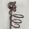 Brass Wall-Mounted Hair Dryer Rack Holder Bathroom Accessories