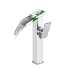 Brass Waterfall Basin Faucet Bathroom Sink Mixer Tap Hot Cold Water
