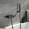 Brass Waterfall Bathtub Mixer Tap Bath and Hand Held Shower Faucet