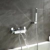 Brass Waterfall Bathtub Mixer Tap Bath and Hand Held Shower Faucet
