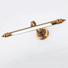 Brown Bronze Mirror Lamp LED Antique Golden Bathroom Wall Light